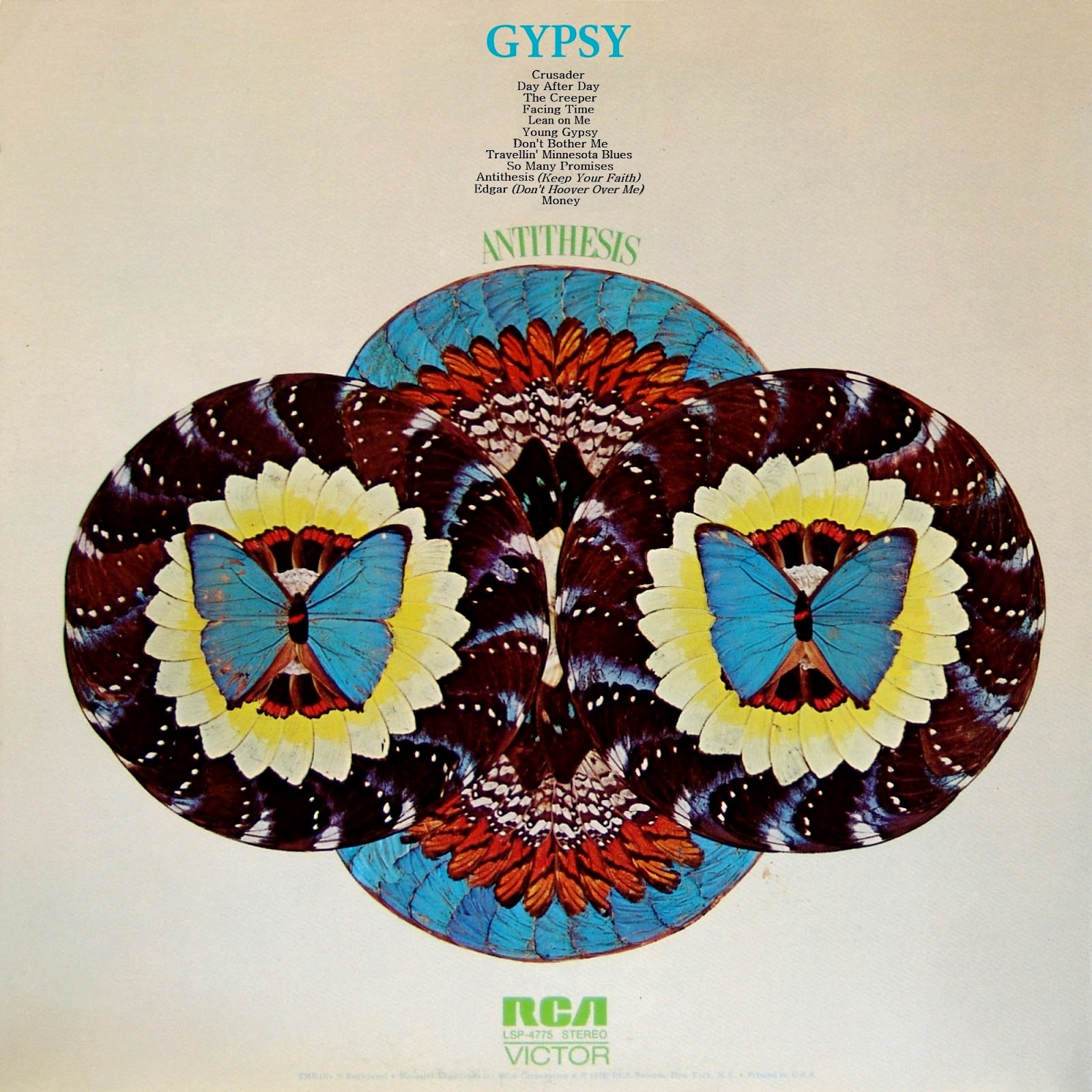 Фото обложки альбома-1973-antithesis(группы -Gypsy)